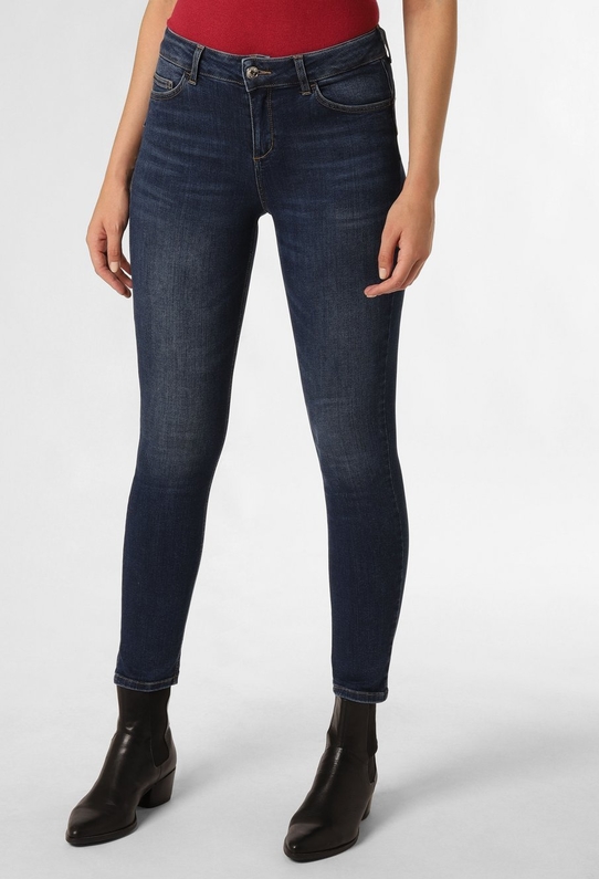 Granatowe jeansy Liu-Jo z bawełny