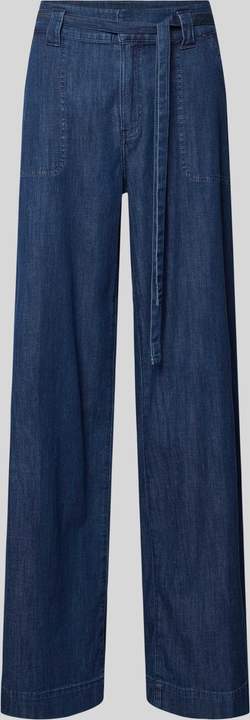 Granatowe jeansy MAC w stylu casual