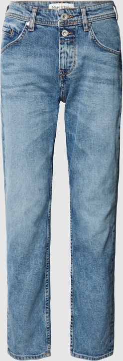 Granatowe jeansy Marc O'Polo w street stylu