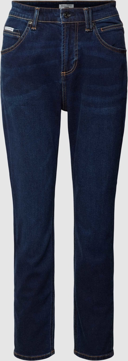 Granatowe jeansy Marc O'Polo z bawełny w street stylu