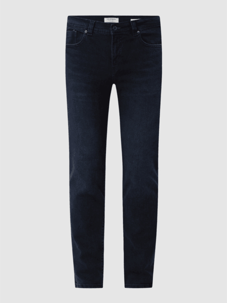 Granatowe jeansy McNeal w street stylu