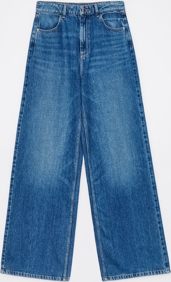 Granatowe jeansy Mohito