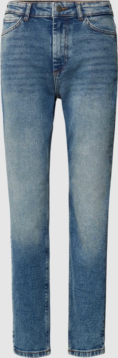 Granatowe jeansy Noisy May w street stylu