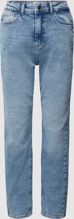 Granatowe jeansy Noisy May z bawełny w street stylu