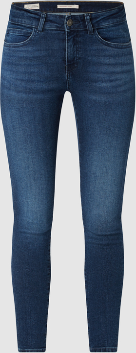 Granatowe jeansy Noisy May z bawełny w stylu casual