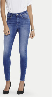 Granatowe jeansy Only w street stylu