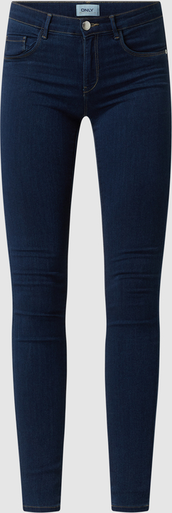 Granatowe jeansy Only z bawełny