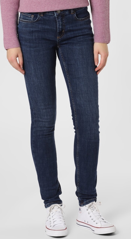 Granatowe jeansy Opus