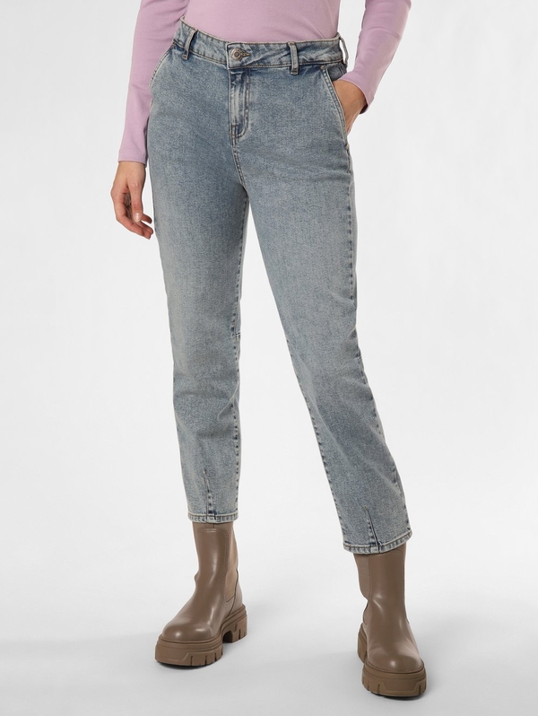 Granatowe jeansy Opus w stylu casual