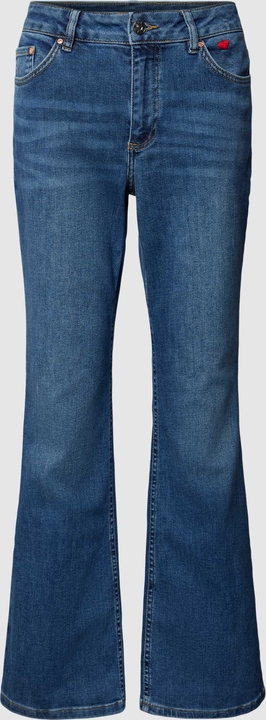 Granatowe jeansy Peek&Cloppenburg w street stylu