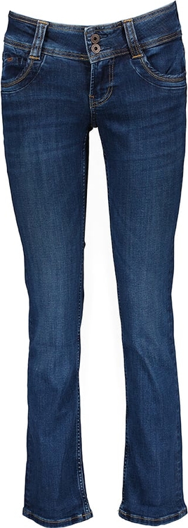 Granatowe jeansy Pepe Jeans w street stylu