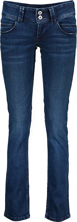 Granatowe jeansy Pepe Jeans z bawełny