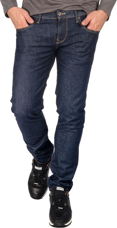 Granatowe jeansy Pepe Jeans z jeansu