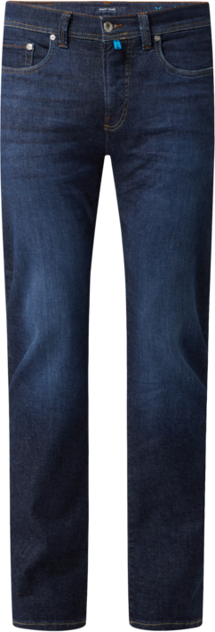Granatowe jeansy Pierre Cardin z bawełny w stylu casual
