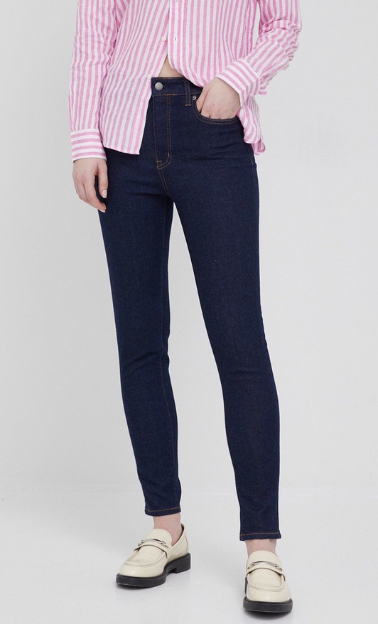 Granatowe jeansy Ralph Lauren w stylu casual
