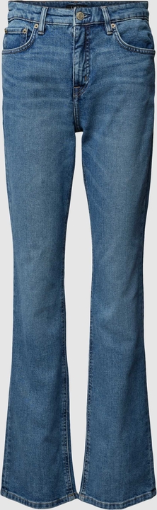 Granatowe jeansy Ralph Lauren z bawełny