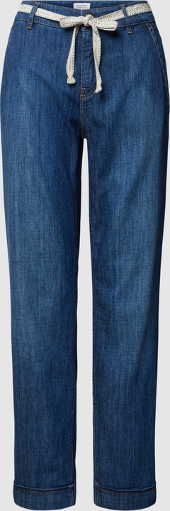 Granatowe jeansy Rosner z bawełny w street stylu