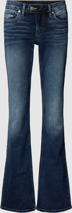 Granatowe jeansy Silver Jeans w street stylu z bawełny