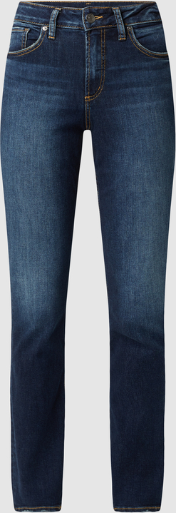 Granatowe jeansy Silver Jeans z bawełny
