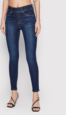 Granatowe jeansy Spanx