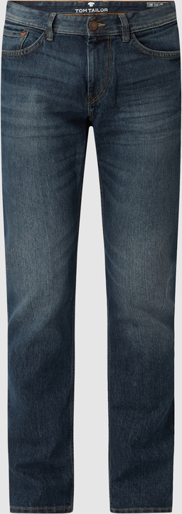 Granatowe jeansy Tom Tailor w street stylu z bawełny