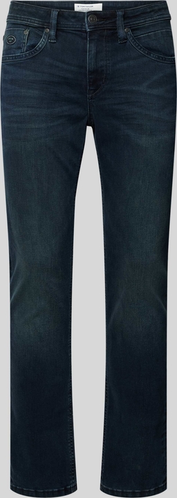 Granatowe jeansy Tom Tailor w street stylu z bawełny