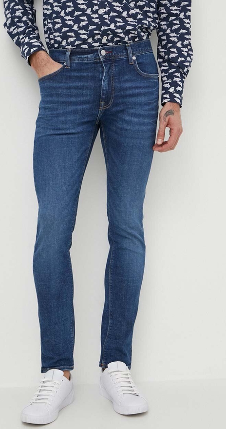 Granatowe jeansy Tommy Hilfiger