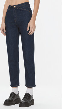 Granatowe jeansy Tommy Hilfiger w street stylu