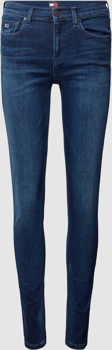 Granatowe jeansy Tommy Jeans w stylu casual