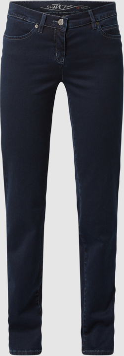 Granatowe jeansy Toni Dress w street stylu