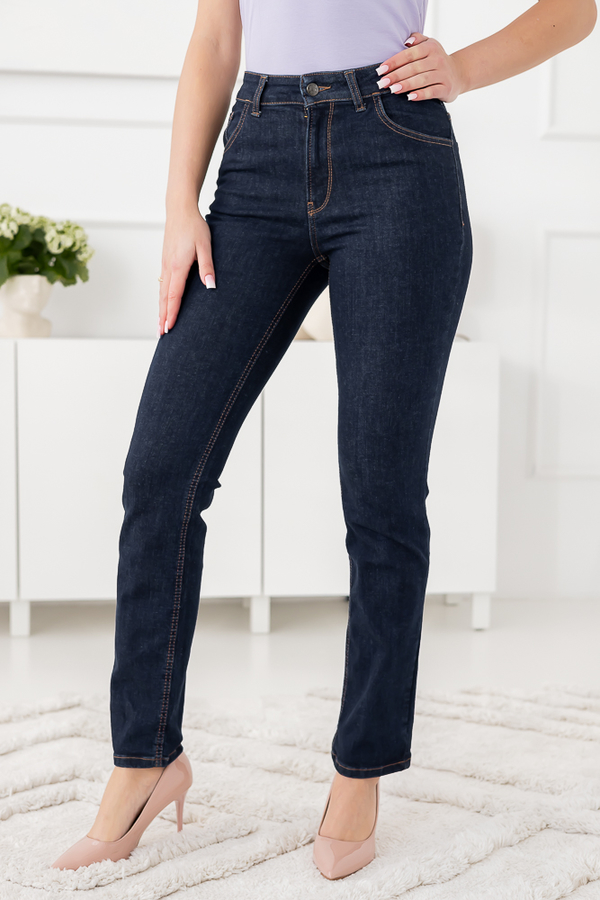 Granatowe jeansy Tono z jeansu