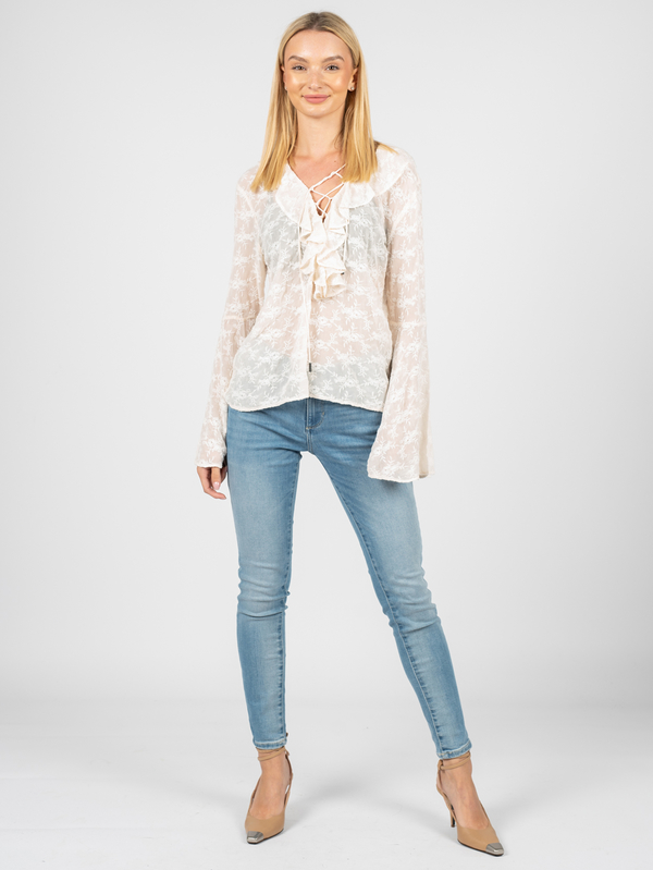 Granatowe jeansy ubierzsie.com w stylu casual