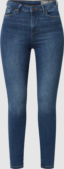 Granatowe jeansy Vero Moda z bawełny