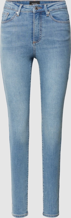 Granatowe jeansy Vero Moda z bawełny