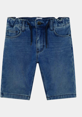 Granatowe spodenki dziecięce Hugo Boss z jeansu