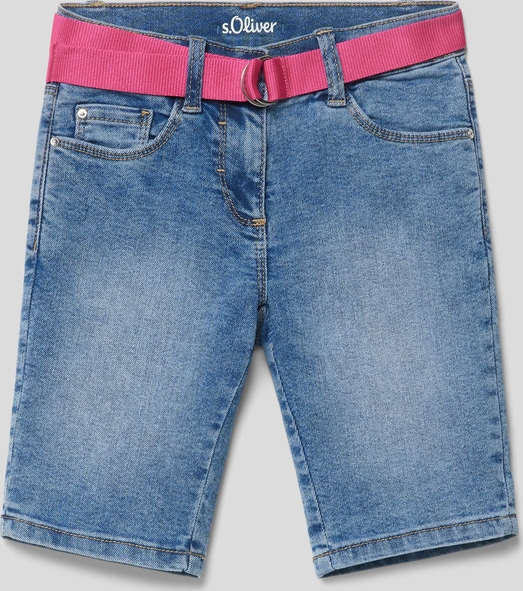 Granatowe spodenki dziecięce S.Oliver z jeansu