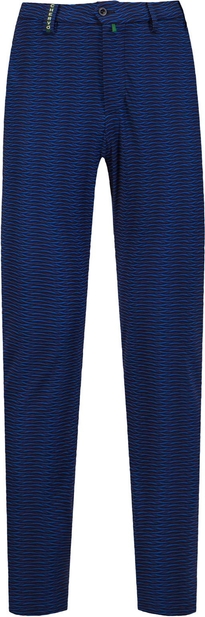 Granatowe spodnie Chervo z tkaniny w stylu casual