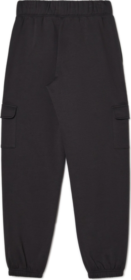 Granatowe spodnie Cropp w sportowym stylu z dresówki