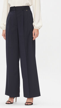 Granatowe spodnie Dixie w stylu retro