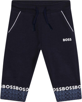 Granatowe spodnie dziecięce Hugo Boss dla chłopców