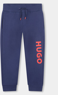 Granatowe spodnie dziecięce Hugo Boss dla chłopców