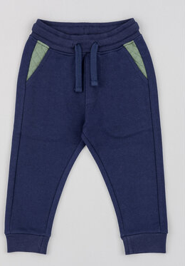 Granatowe spodnie dziecięce zippy dla chłopców