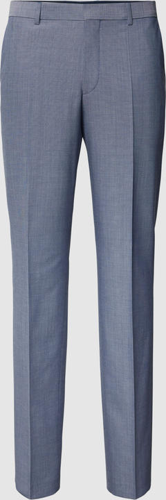 Granatowe spodnie Hugo Boss w stylu casual z wełny