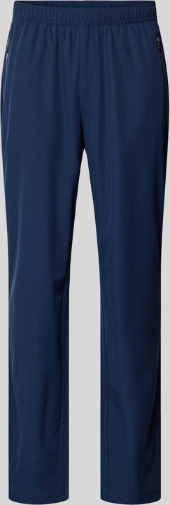 Granatowe spodnie Joy z dresówki w sportowym stylu