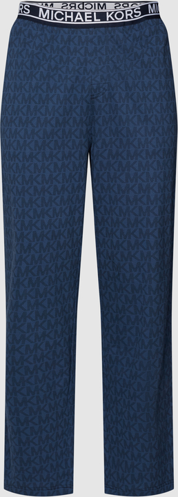 Granatowe spodnie Michael Kors z dresówki w stylu casual