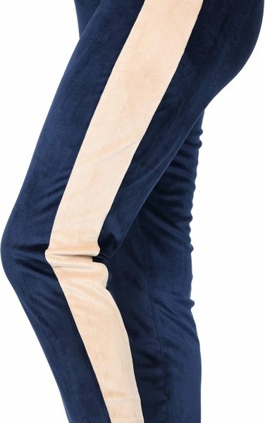 Granatowe spodnie MijaCulture z dresówki