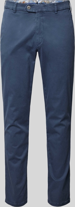Granatowe spodnie Mmx z bawełny w stylu casual