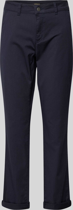 Granatowe spodnie More & More w stylu casual