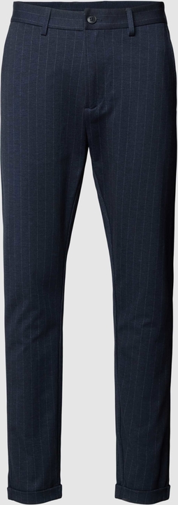 Granatowe spodnie Peek&Cloppenburg w stylu casual
