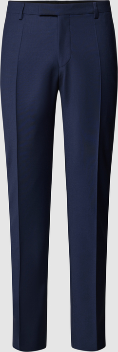 Granatowe spodnie Pierre Cardin z wełny